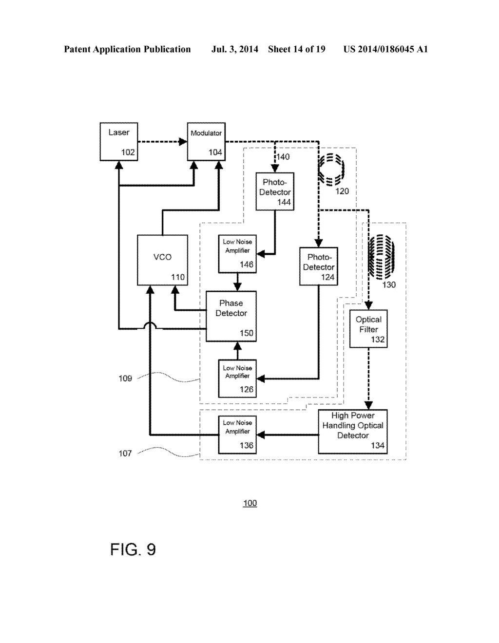 SELF INJECTION LOCKED PHASE LOCKED LOOPED OPTOELECTRONIC OSCILLATOR - diagram, schematic, and image 15