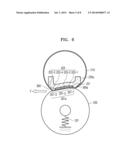 FIXING DEVICE AND ELECTROPHOTOGRAPHIC IMAGE FORMING APPARATUS HAVING THE     SAME diagram and image