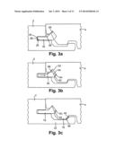 CONNECTION FOR ELASTIC OR RIGID PANEL-TYPE COMPONENTS, PROFILED SLIDE, AND     FLOOR COVERING diagram and image