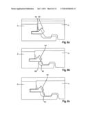 CONNECTION FOR ELASTIC OR RIGID PANEL-TYPE COMPONENTS, PROFILED SLIDE, AND     FLOOR COVERING diagram and image