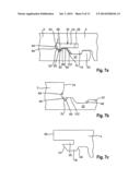 CONNECTION FOR ELASTIC OR RIGID PANEL-TYPE COMPONENTS, PROFILED SLIDE, AND     FLOOR COVERING diagram and image