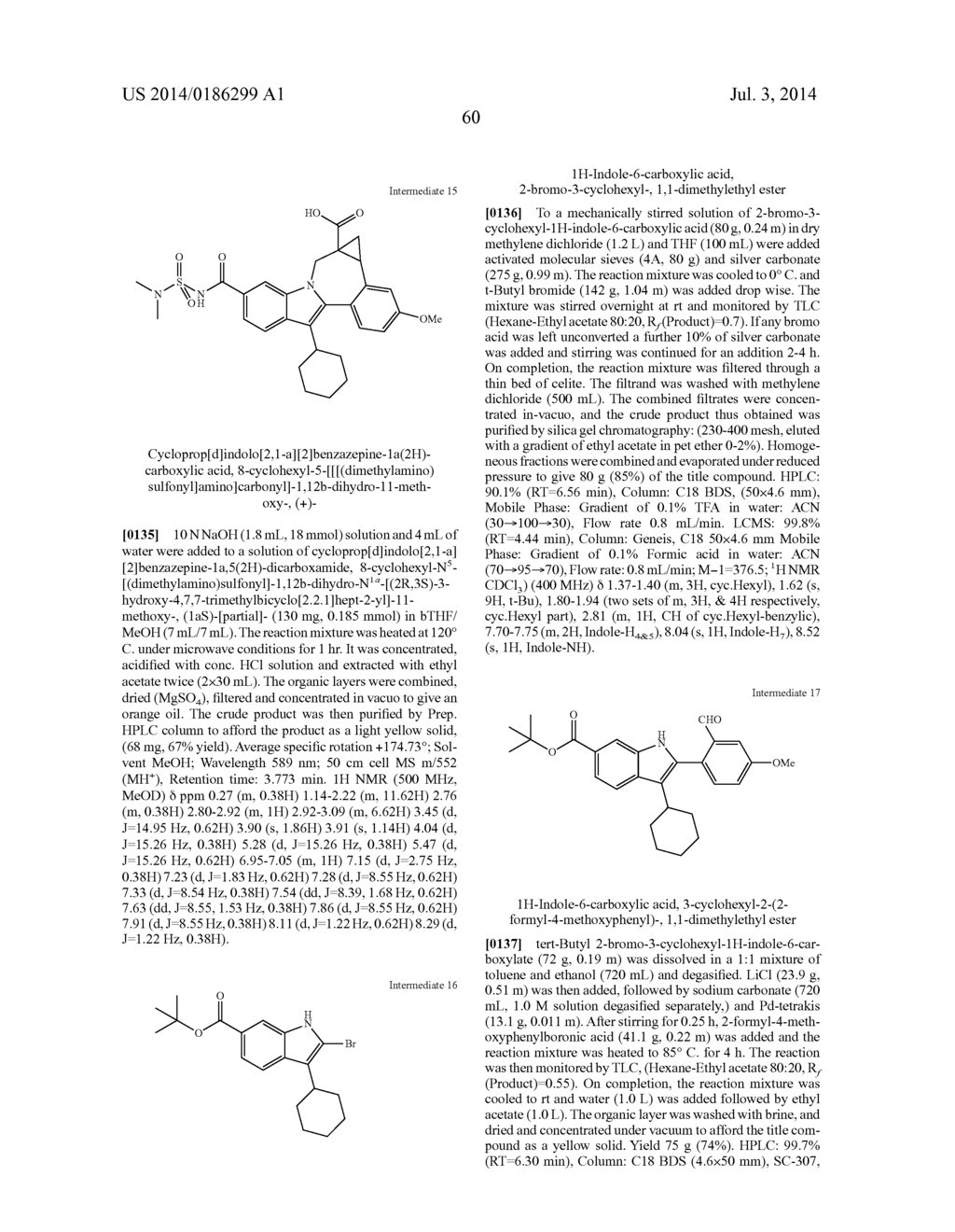 Cyclopropyl Fused Indolobenzazepine HCV NS5B Inhibitors - diagram, schematic, and image 61
