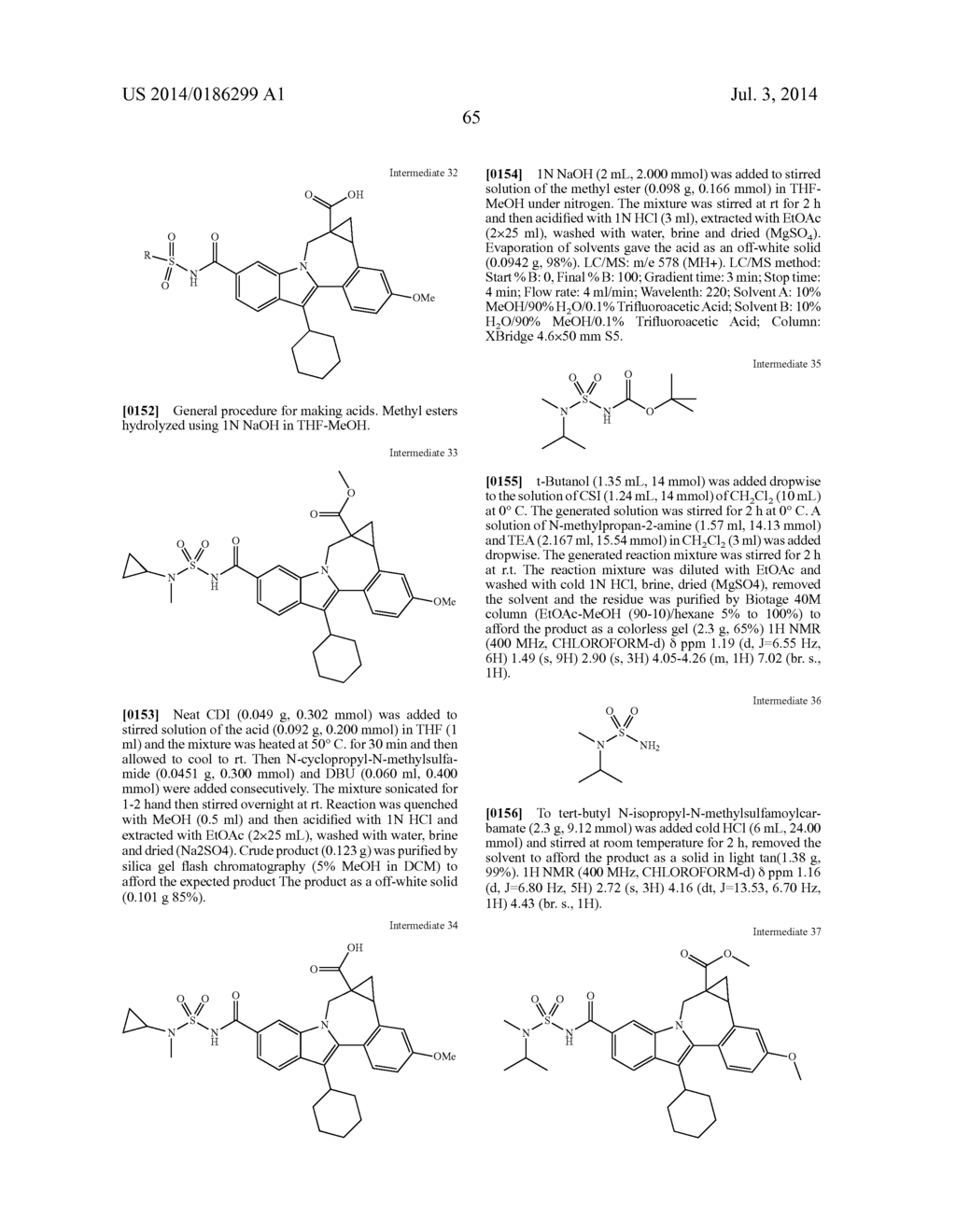 Cyclopropyl Fused Indolobenzazepine HCV NS5B Inhibitors - diagram, schematic, and image 66
