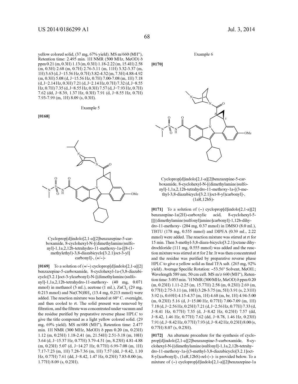 Cyclopropyl Fused Indolobenzazepine HCV NS5B Inhibitors - diagram, schematic, and image 69