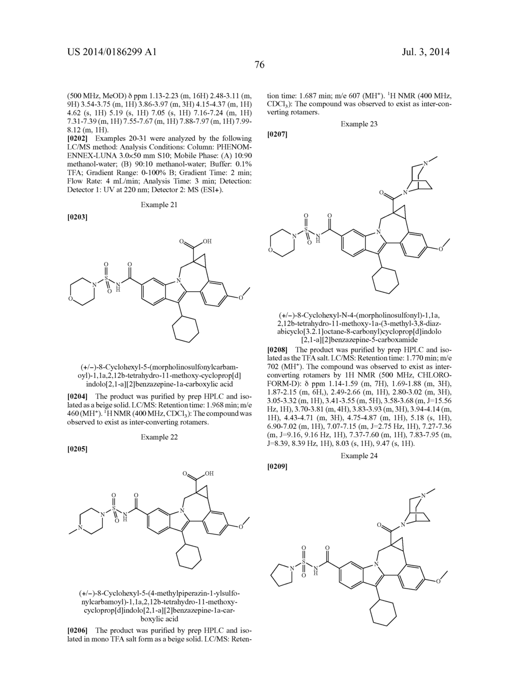 Cyclopropyl Fused Indolobenzazepine HCV NS5B Inhibitors - diagram, schematic, and image 77