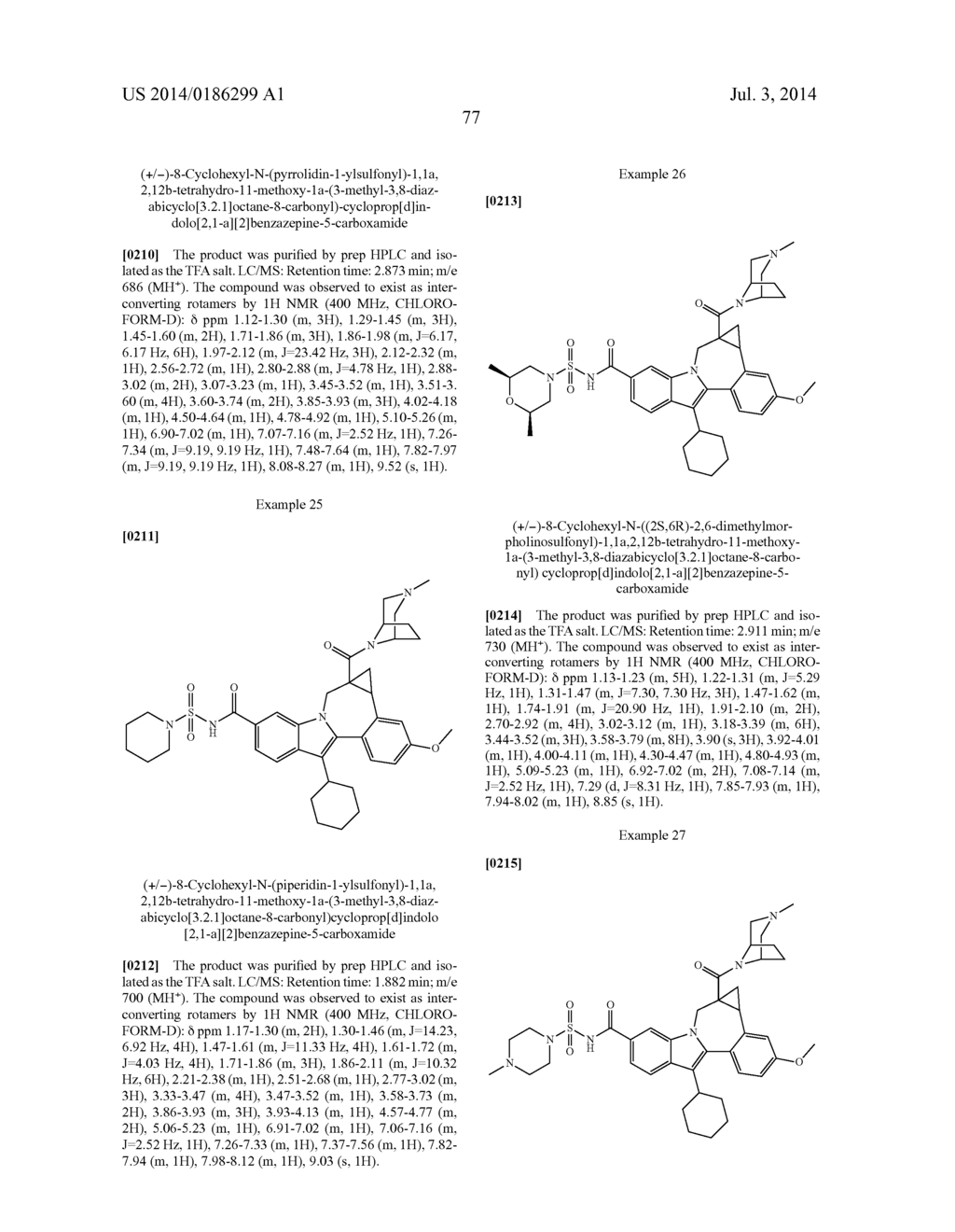 Cyclopropyl Fused Indolobenzazepine HCV NS5B Inhibitors - diagram, schematic, and image 78