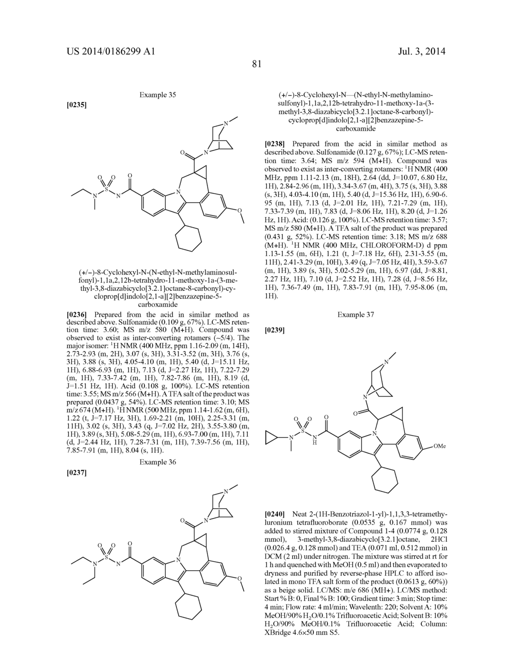 Cyclopropyl Fused Indolobenzazepine HCV NS5B Inhibitors - diagram, schematic, and image 82