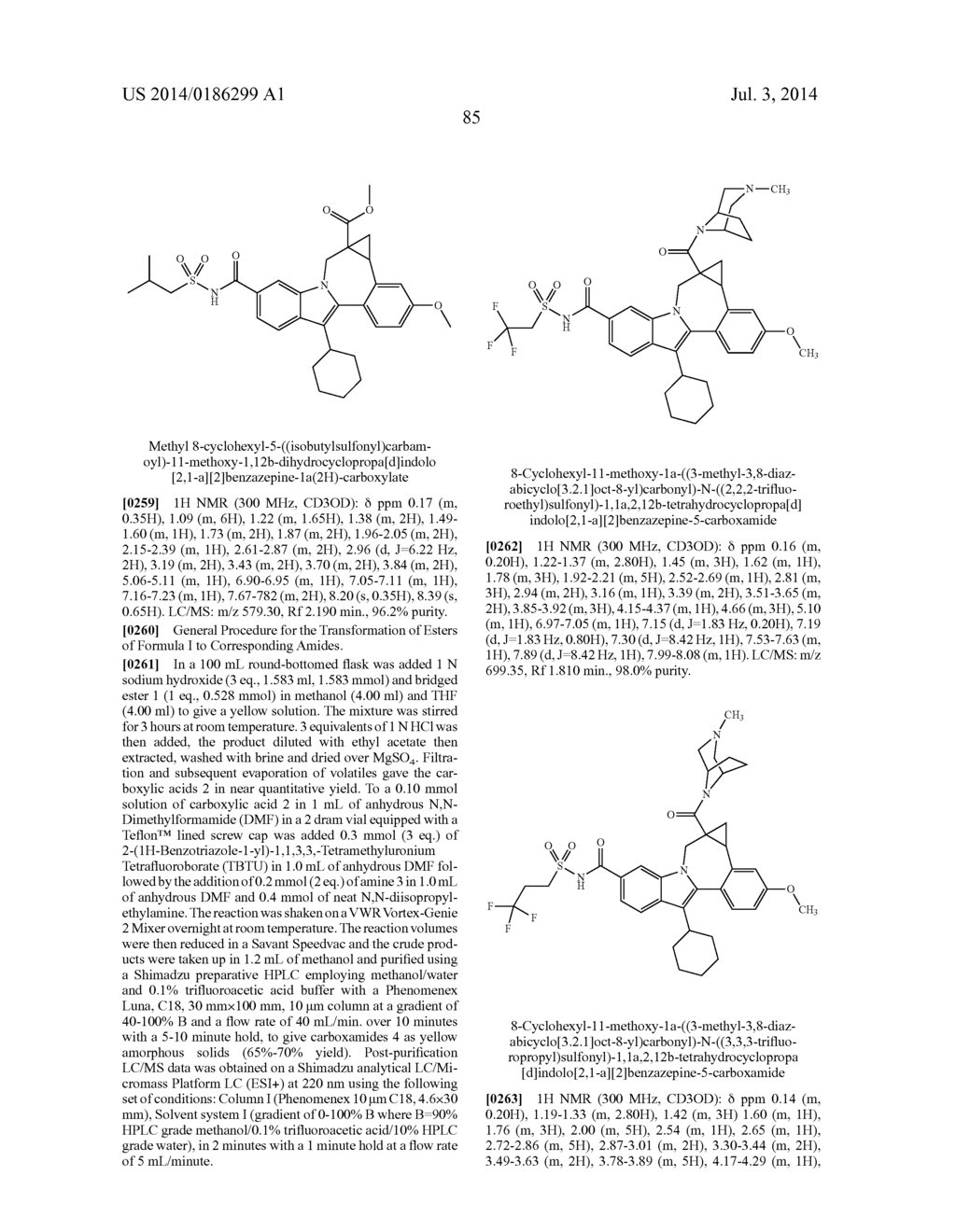 Cyclopropyl Fused Indolobenzazepine HCV NS5B Inhibitors - diagram, schematic, and image 86