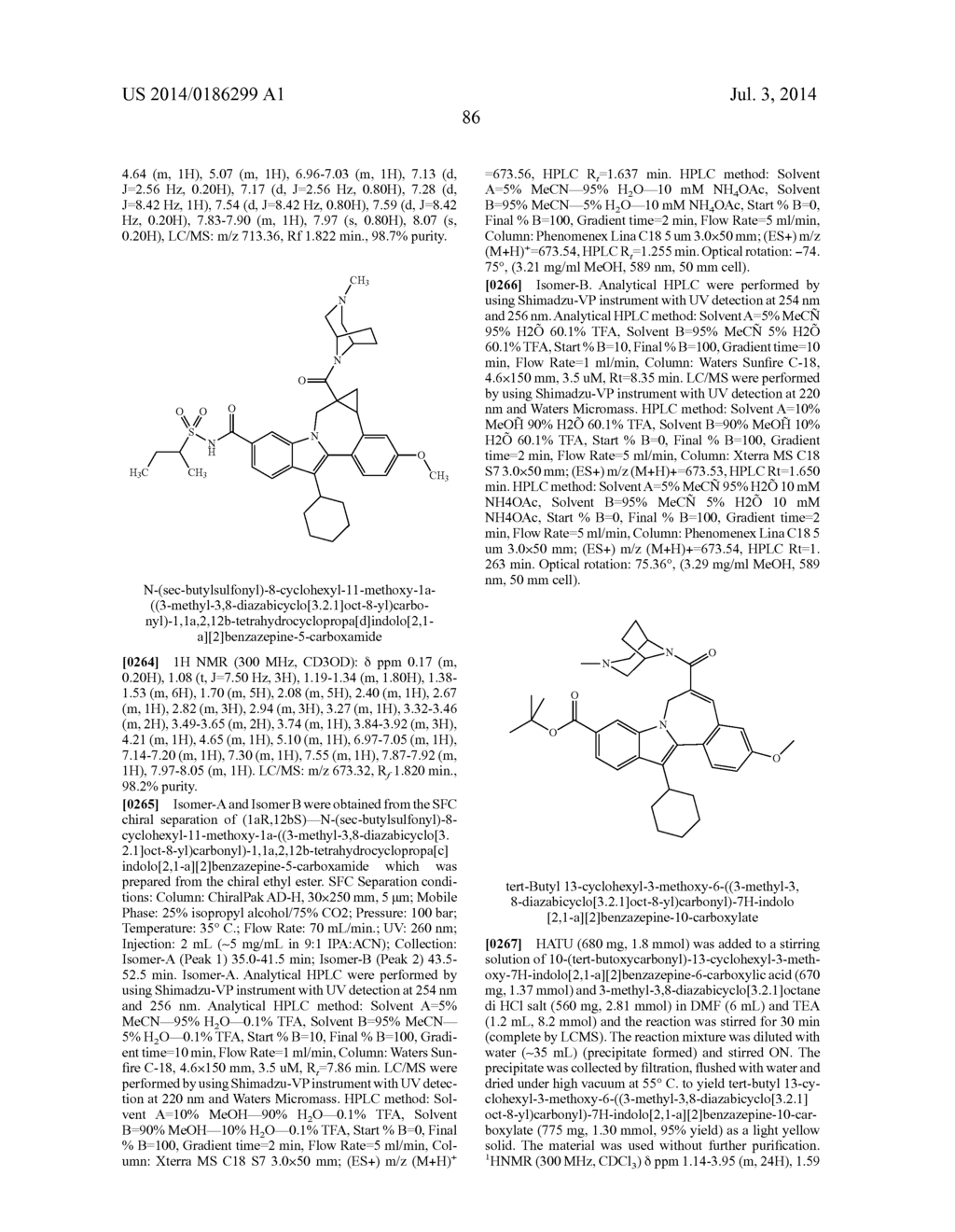 Cyclopropyl Fused Indolobenzazepine HCV NS5B Inhibitors - diagram, schematic, and image 87