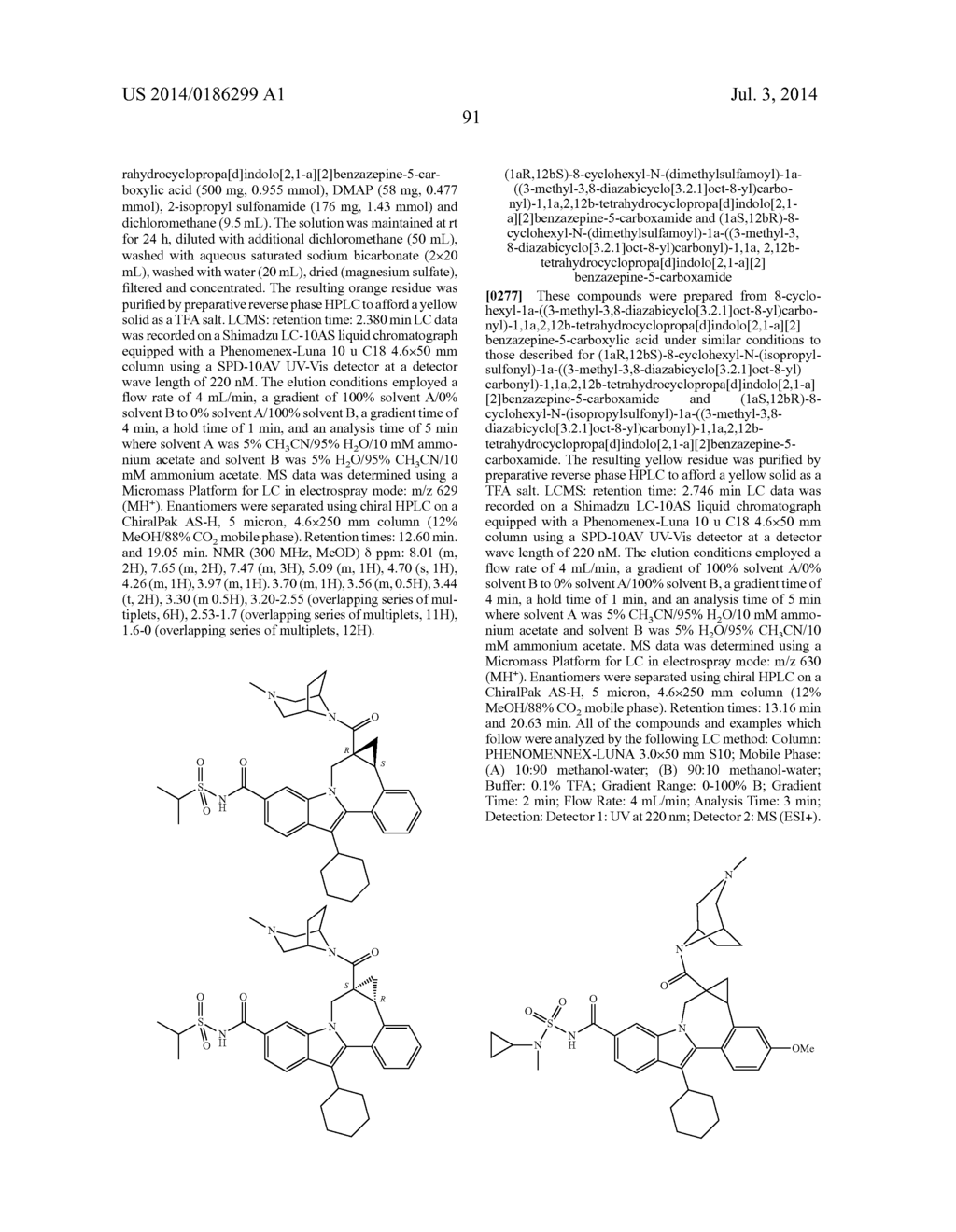 Cyclopropyl Fused Indolobenzazepine HCV NS5B Inhibitors - diagram, schematic, and image 92