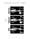 COMPOSITION FOR TREATING OBESITY AND DIABETES AND FOR INCREASING MUSCLE     MASS AND IMPROVING CAPACITY FOR EXERCISE, COMPRISING EXTRACTS OF PIPER     RETROFRACTUM VAHL. FRUITS AS ACTIVE INGREDIENTS diagram and image