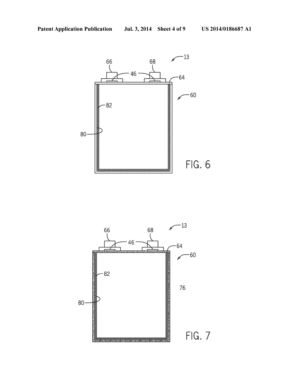 POLYMERIZED LITHIUM ION BATTERY CELLS AND MODULES WITH THERMAL MANAGEMENT     FEATURES - diagram, schematic, and image 05