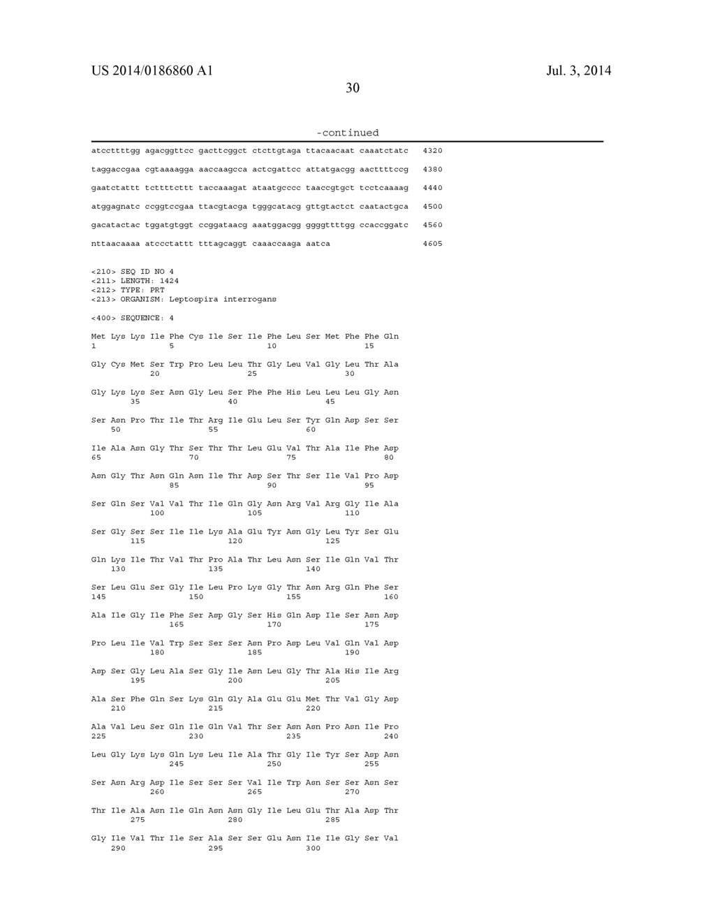 NOVEL IMMUNOGENIC PROTEINS OF LEPTOSPIRA - diagram, schematic, and image 58