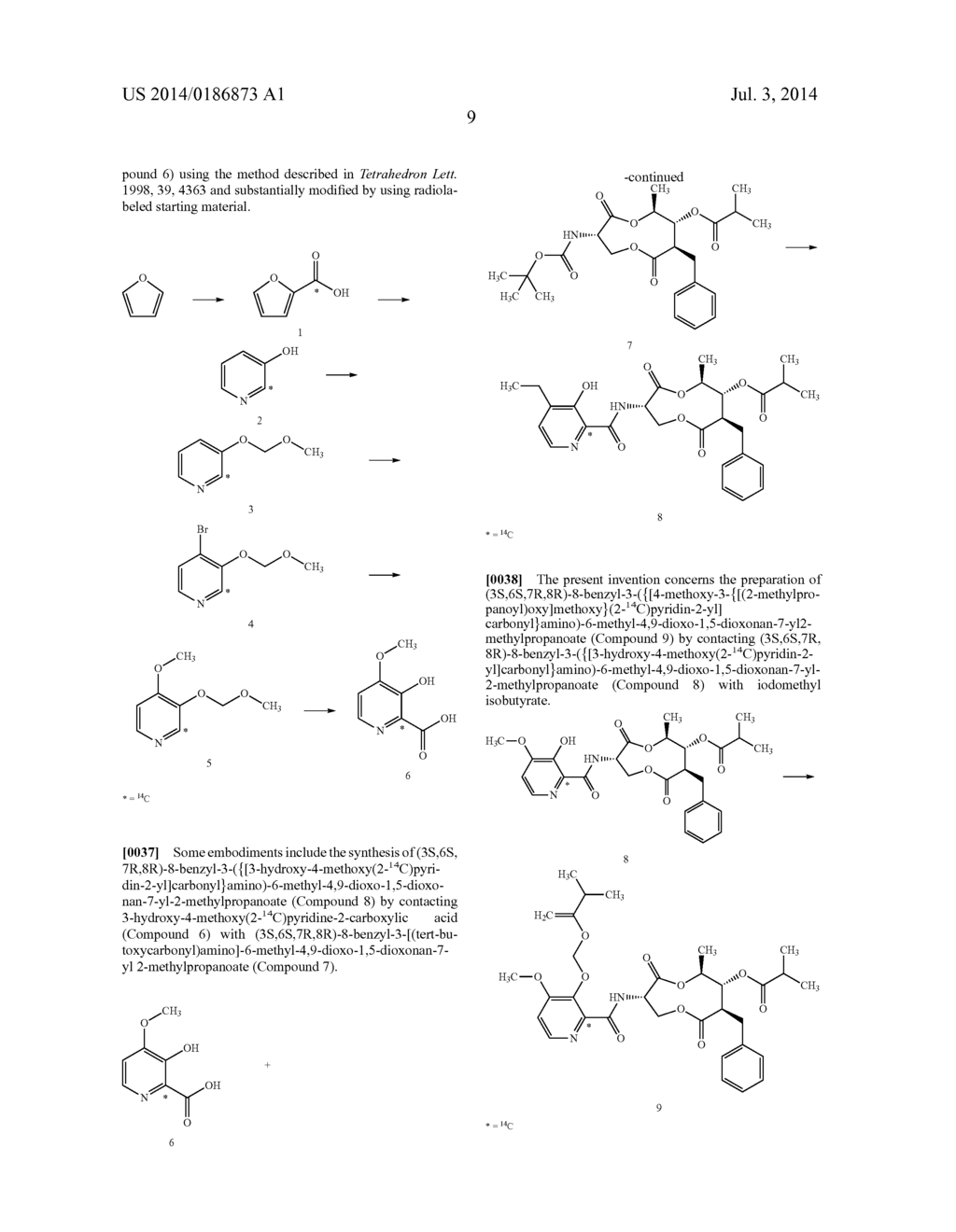 SYNTHESIS AND USE OF ISOTOPICALLY LABELED MACROCYCLIC COMPOUNDS - diagram, schematic, and image 10