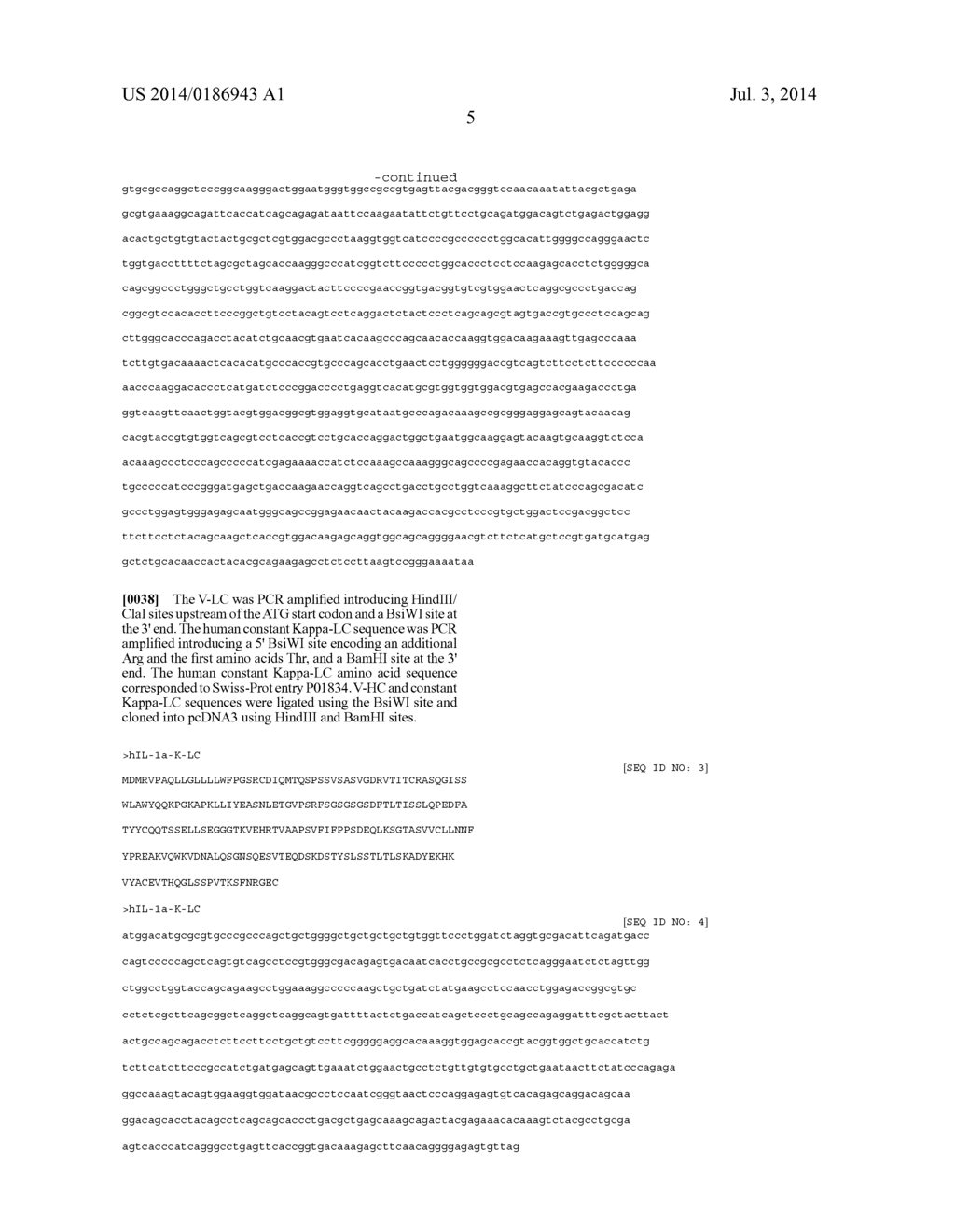 NUCLEIC ACIDS ENCODING A HUMAN MONOCLONAL ANTIBODY THAT SPECIFICALLY BINDS     TO IL-1a - diagram, schematic, and image 06