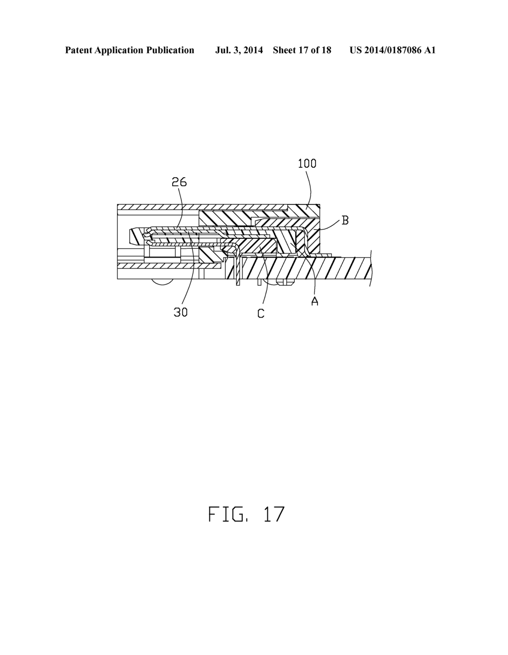 ELECTRICAL CONNECTOR WITH SHIELDING PLATE THEREOF - diagram, schematic, and image 18