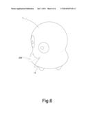 PROTRUDING TONGUE AND SOUNDING STRUCTURE OF PUPPET diagram and image