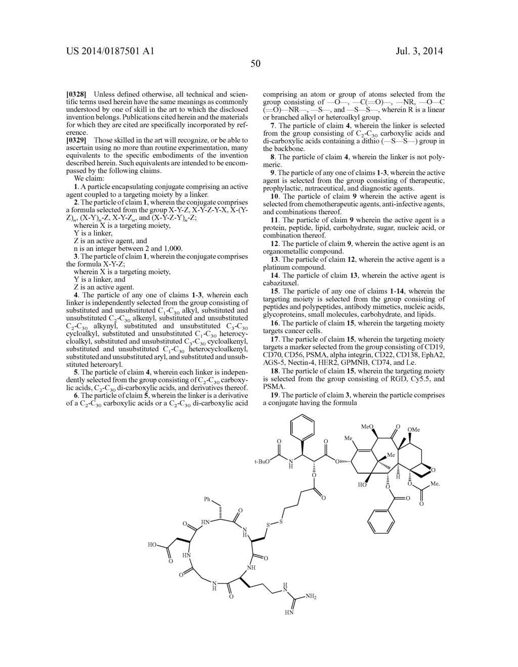 Targeted Conjugates Encapsulated in Particles and Formulations Thereof - diagram, schematic, and image 52