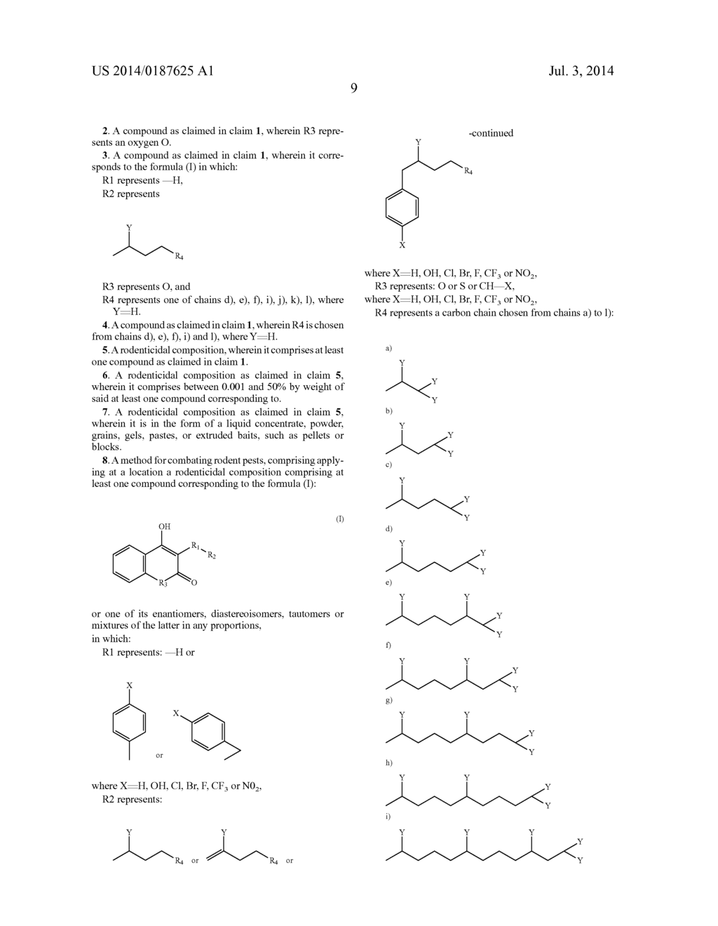 RODENTICIDAL COMPOUND, COMPOSITION INCLUDING SAME AND USE FOR COMBATING     RODENT PESTS - diagram, schematic, and image 10