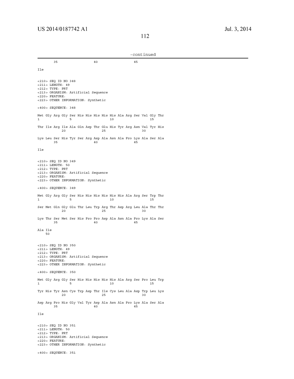 Methods for Purifying Pertussis Toxin and Peptides Useful Therefor - diagram, schematic, and image 141