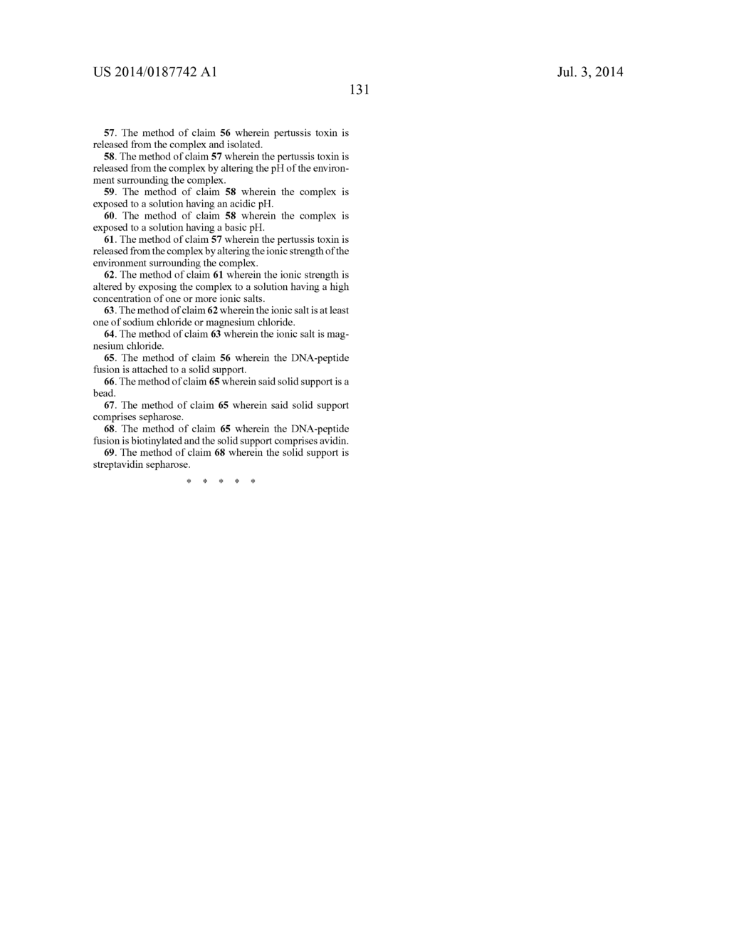 Methods for Purifying Pertussis Toxin and Peptides Useful Therefor - diagram, schematic, and image 160