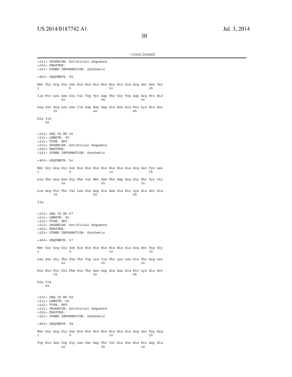 Methods for Purifying Pertussis Toxin and Peptides Useful Therefor - diagram, schematic, and image 59