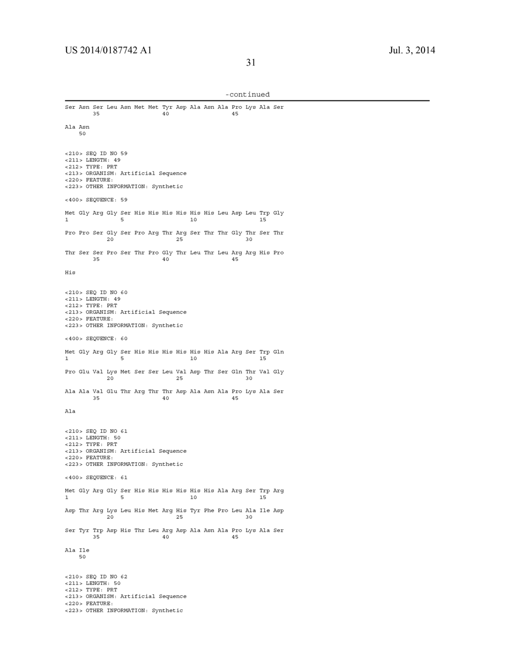 Methods for Purifying Pertussis Toxin and Peptides Useful Therefor - diagram, schematic, and image 60