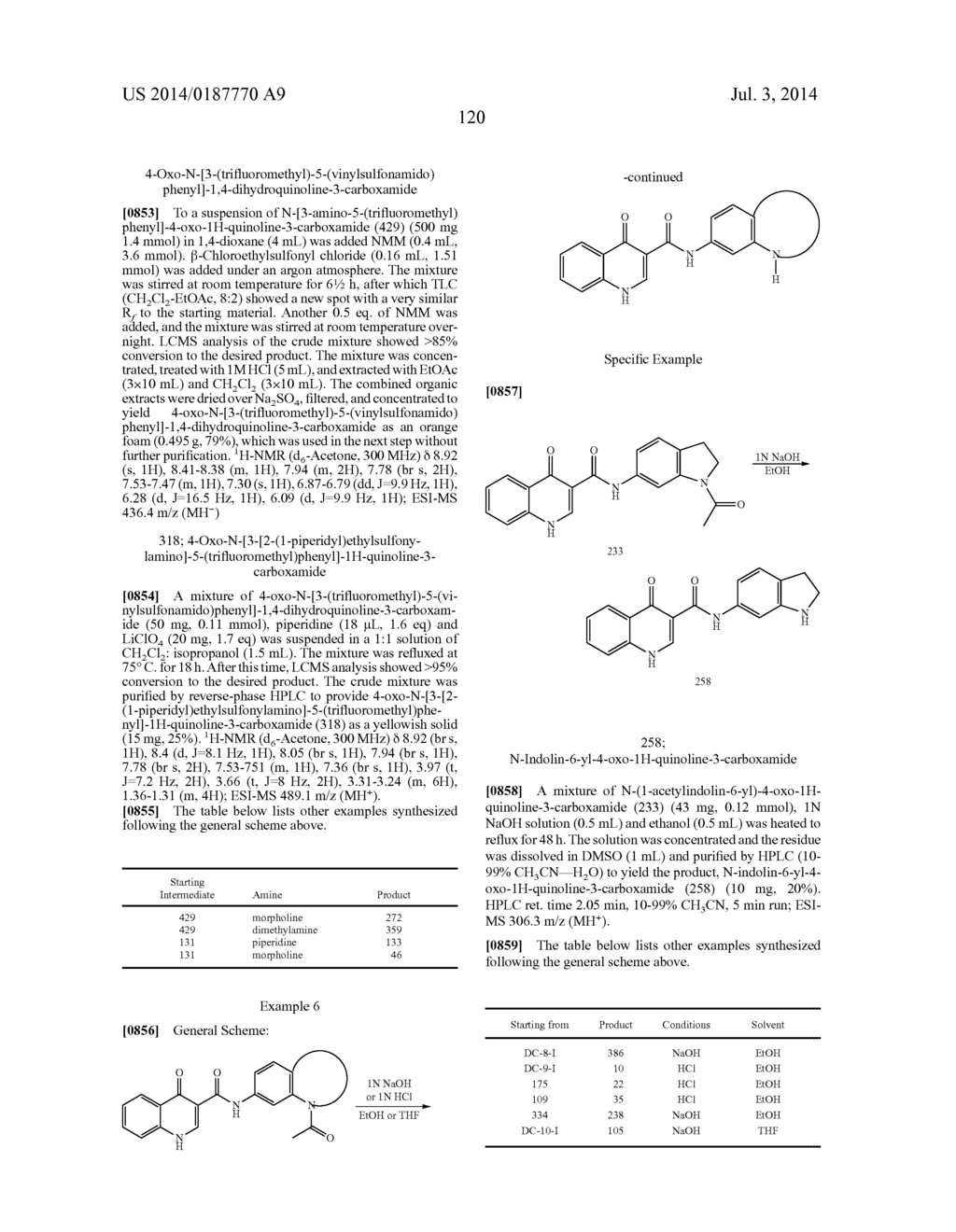 MODULATORS OF ATP-BINDING CASSETTE TRANSPORTERS - diagram, schematic, and image 121