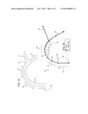 Data Mining in a Digital Map Database to Identify Decreasing Radius of     Curvature Along Roads and Enabling Precautionary Actions in a Vehicle diagram and image