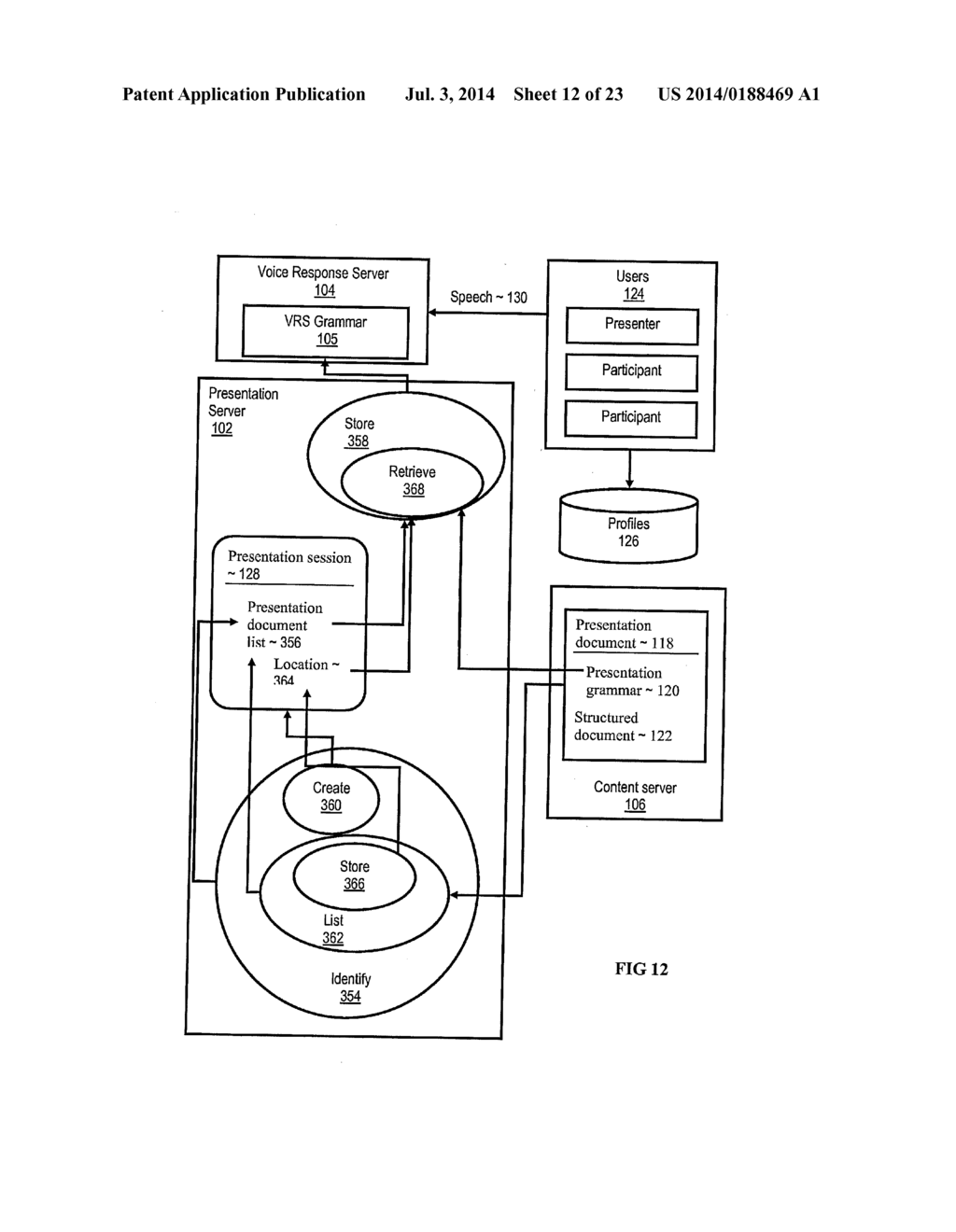 DIFFERENTIAL DYNAMIC CONTENT DELIVERY WITH TEXT DISPLAY IN DEPENDENCE UPON     SIMULTANEOUS SPEECH - diagram, schematic, and image 13