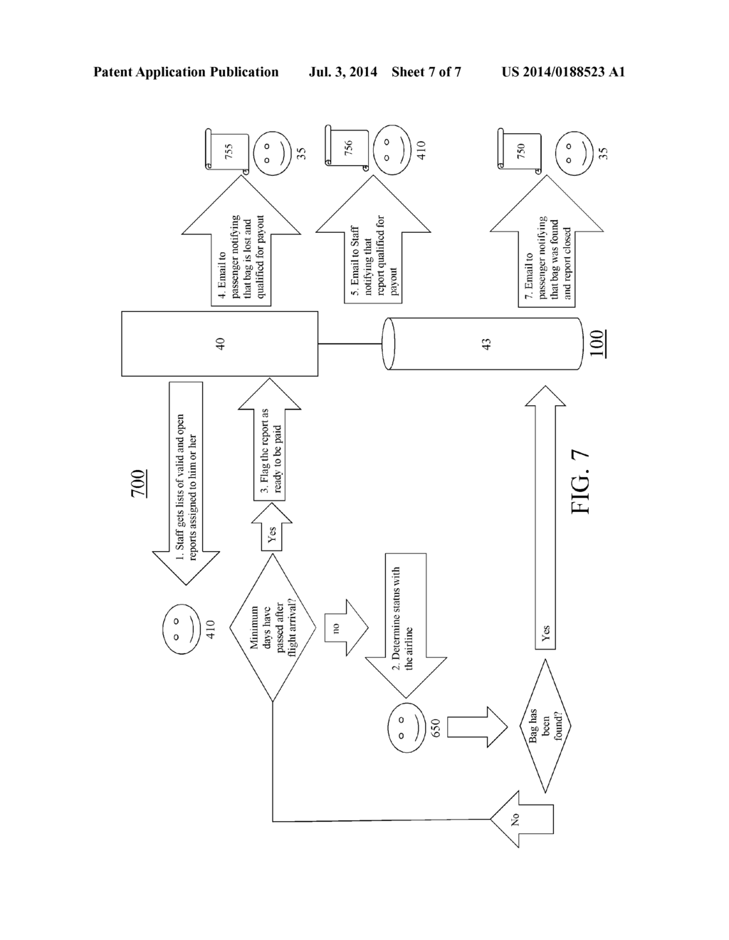 SYSTEM FOR REMUNERATION FOR LOST BAGGAGE - diagram, schematic, and image 08