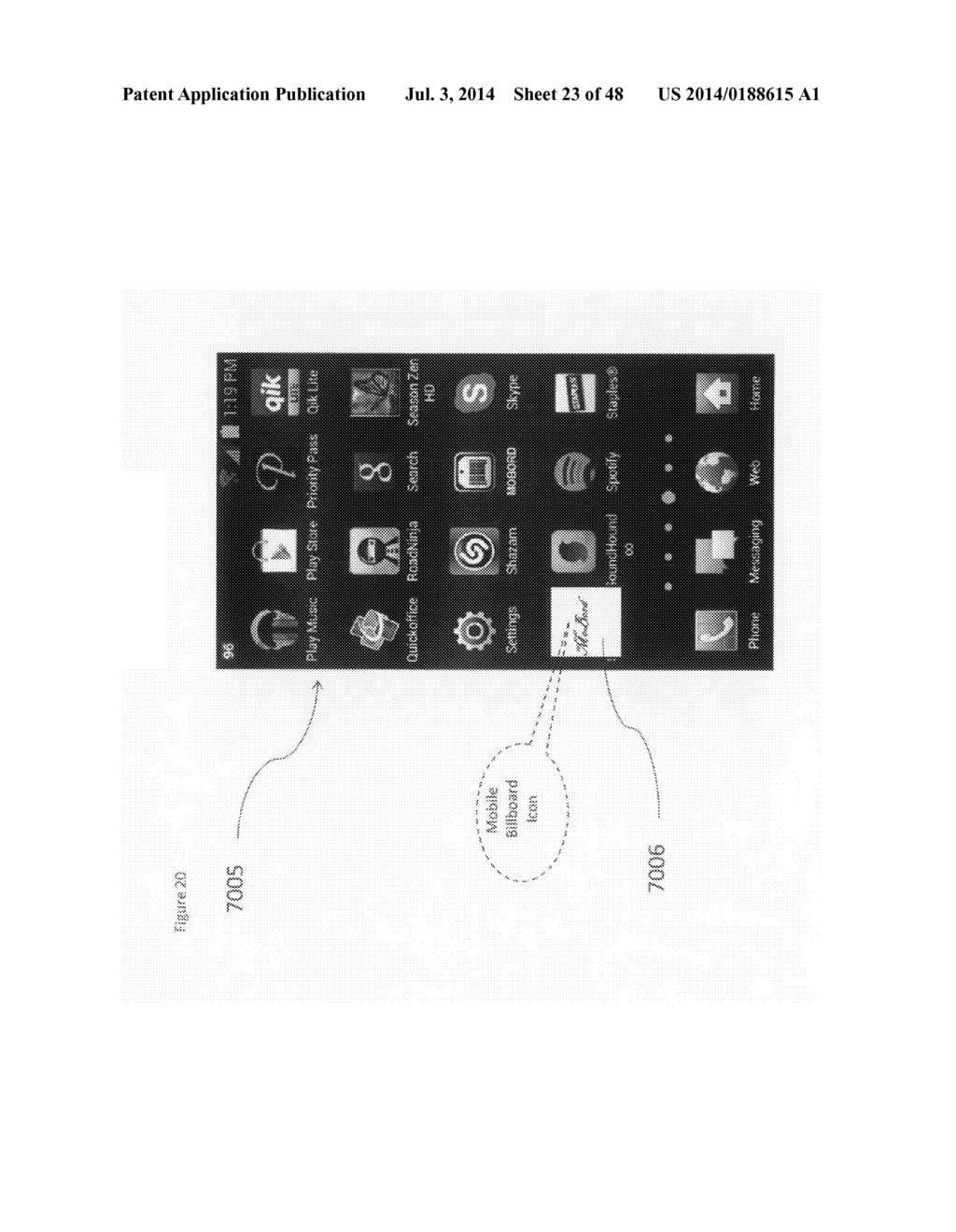 Mobile billboard structure and platform for smartphone APP messaging     system interface - diagram, schematic, and image 24