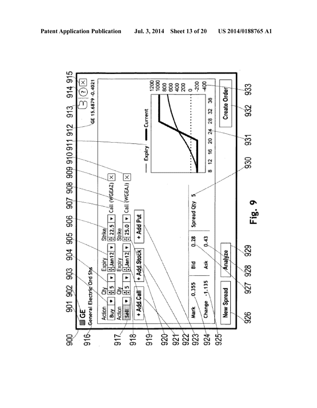 INTERACTIVE USER INTERFACE FOR INPUT OF FORECASTS AND RISK PRIORITIES AND     DISPLAY OF RELATED STRATEGIES IN A TRADING SYSTEM - diagram, schematic, and image 14