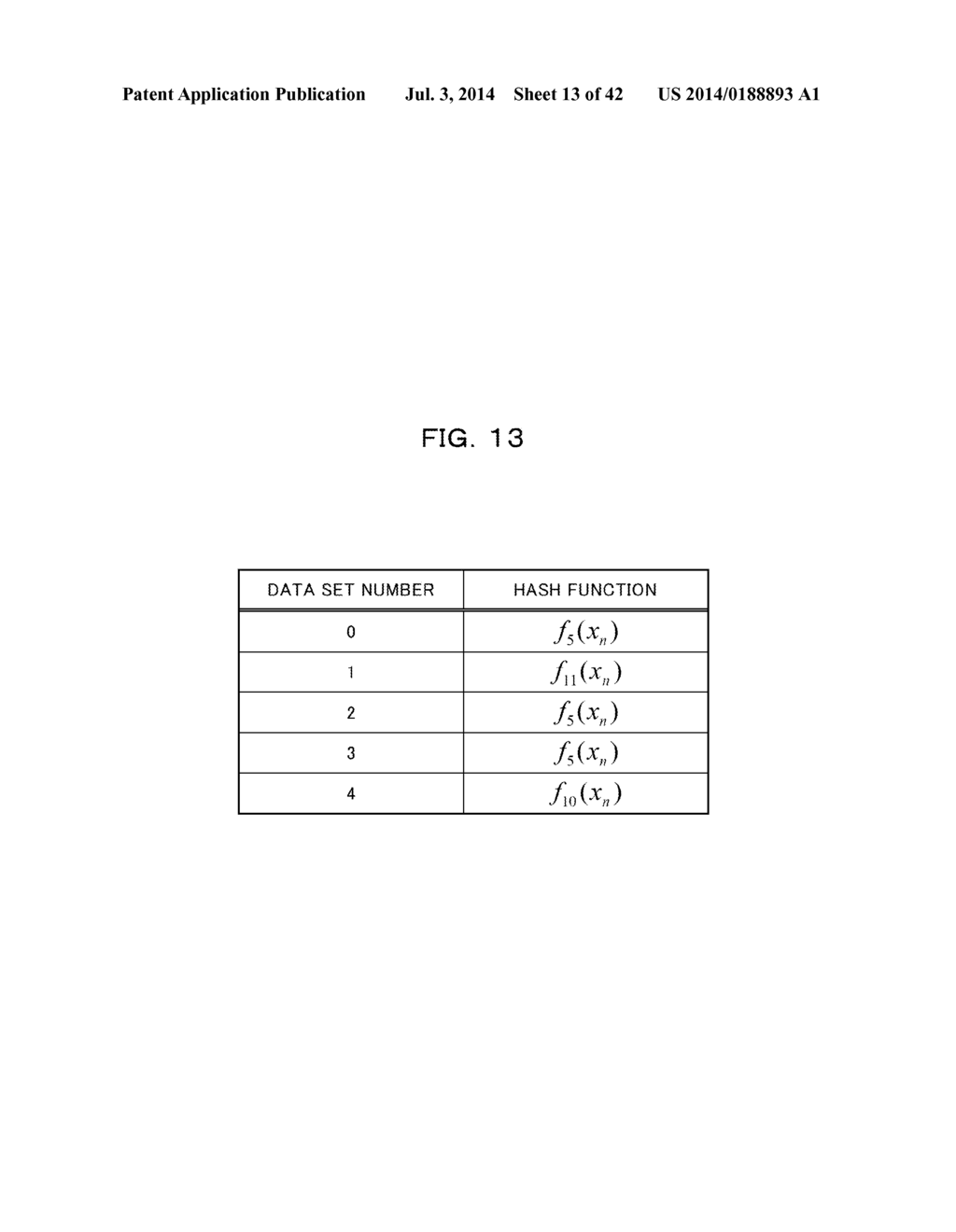 DATA RETRIEVAL APPARATUS, DATA STORAGE METHOD AND DATA RETRIEVAL METHOD - diagram, schematic, and image 14