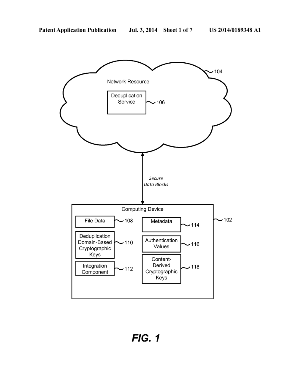 Integrated Data Deduplication and Encryption - diagram, schematic, and image 02