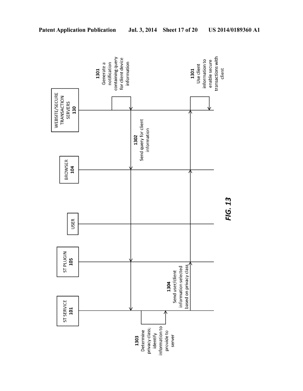 SYSTEM AND METHOD FOR IMPLEMENTING TRANSACTION SIGNING WITHIN AN     AUTHENTICATION FRAMEWORK - diagram, schematic, and image 18