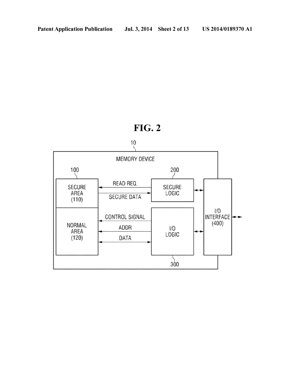 MEMORY DEVICES, AND SYSTEMS AND METHODS FOR VERIFYING SECURE DATA STORAGE - diagram, schematic, and image 03