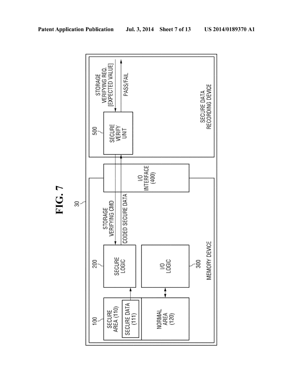 MEMORY DEVICES, AND SYSTEMS AND METHODS FOR VERIFYING SECURE DATA STORAGE - diagram, schematic, and image 08