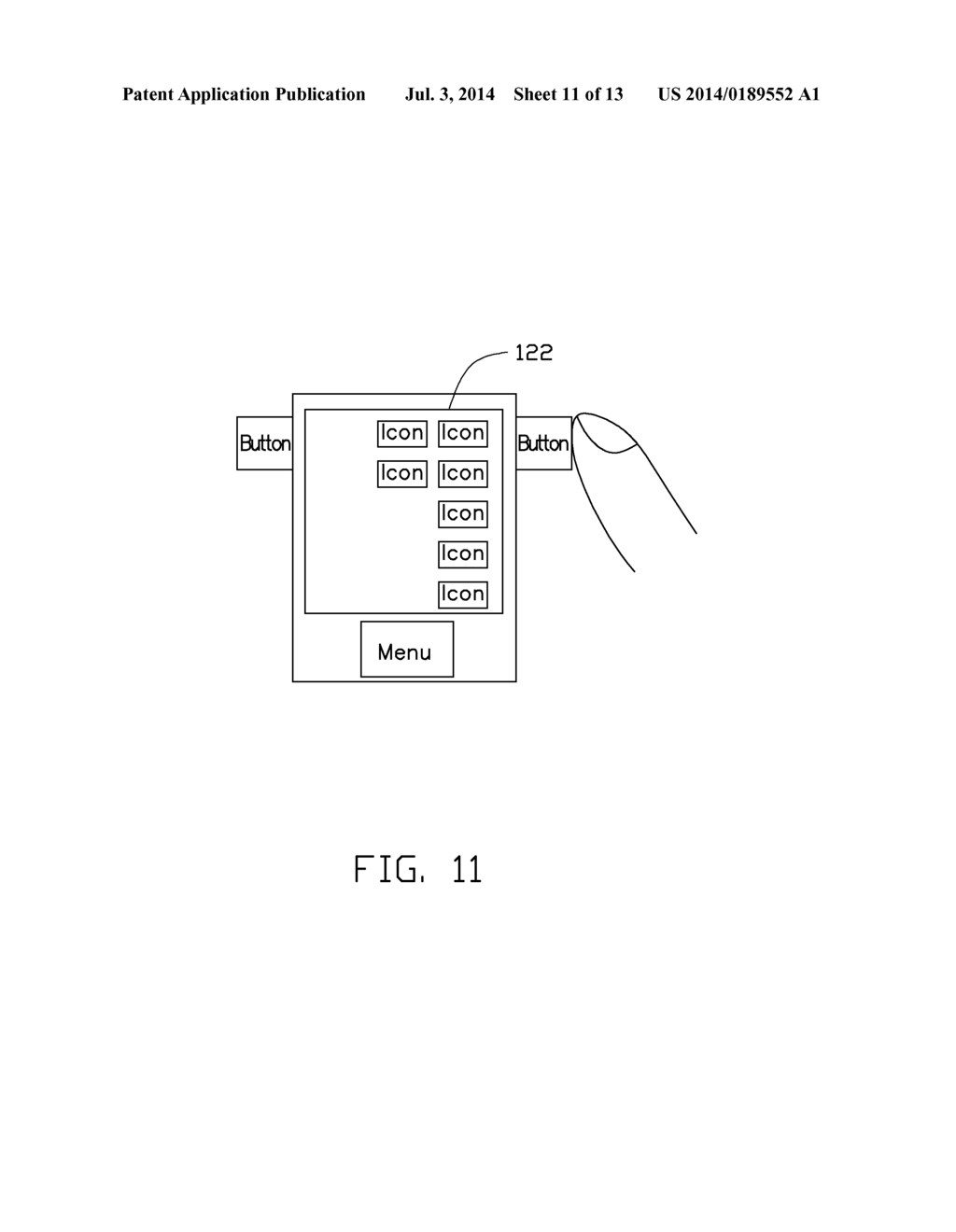 ELECTRONIC DEVICES AND METHODS FOR ARRANGING FUNCTIONAL ICONS OF THE     ELECTRONIC DEVICE - diagram, schematic, and image 12