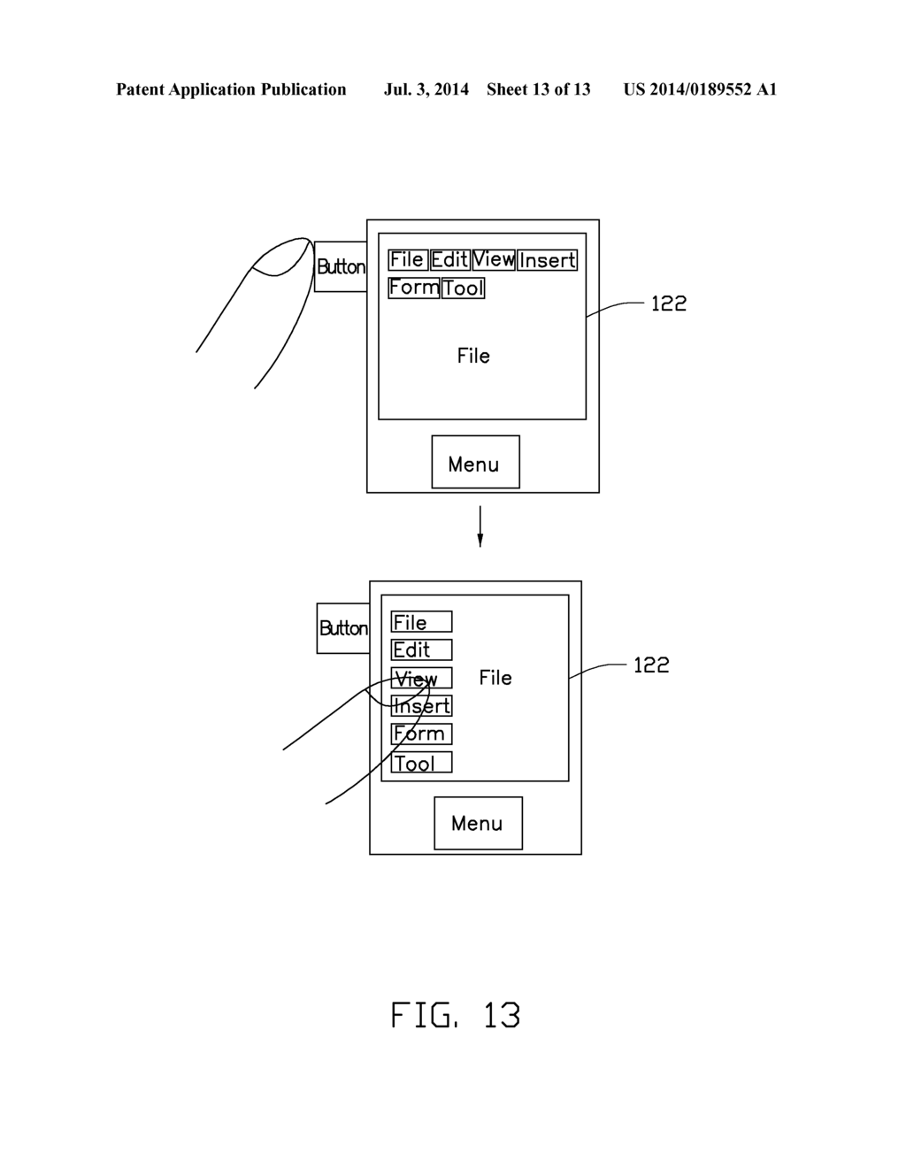 ELECTRONIC DEVICES AND METHODS FOR ARRANGING FUNCTIONAL ICONS OF THE     ELECTRONIC DEVICE - diagram, schematic, and image 14