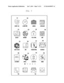 METHOD AND ELECTRONIC DEVICE FOR PRESENTING ICONS diagram and image