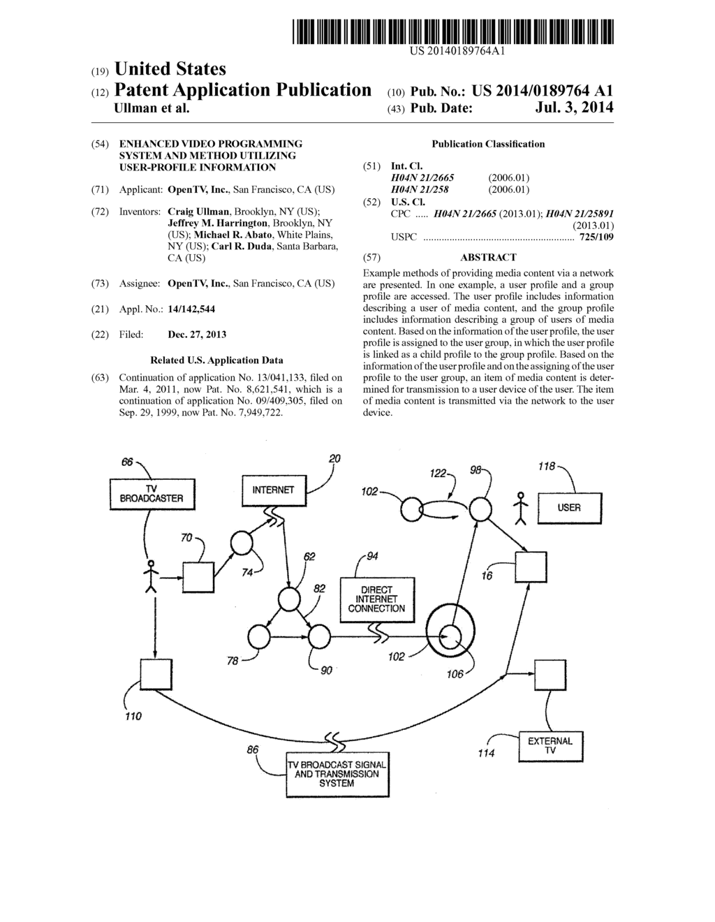 ENHANCED VIDEO PROGRAMMING SYSTEM AND METHOD UTILIZING USER-PROFILE     INFORMATION - diagram, schematic, and image 01