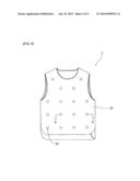 IMPACT-ABSORBING MEMBER, PROTECTIVE CLOTHING, AND PROCESS FOR PRODUCING     IMPACT-ABSORBING MEMBER diagram and image