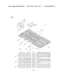 FREE FOLDING BED, DISPLACEMENT MEANS FOR SAME, AND METHOD FOR OPERATING     SAME diagram and image