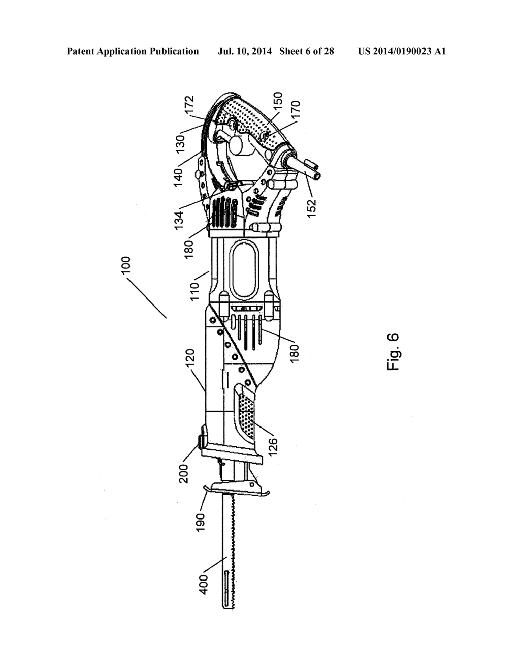 Dual Reciprocating Apparatus and Saw Blades for Use Therewith - diagram, schematic, and image 07