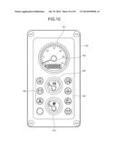 WORK VEHICLE, WORK VEHICLE DISPLAY DEVICE, METHOD OF CONTROLLING WORK     VEHICLE DISPLAY DEVICE, BACKHOE LOADER, BACKHOE LOADER DISPLAY DEVICE,     AND METHOD OF CONTROLLING BACKHOE LOADER DISPLAY DEVICE diagram and image