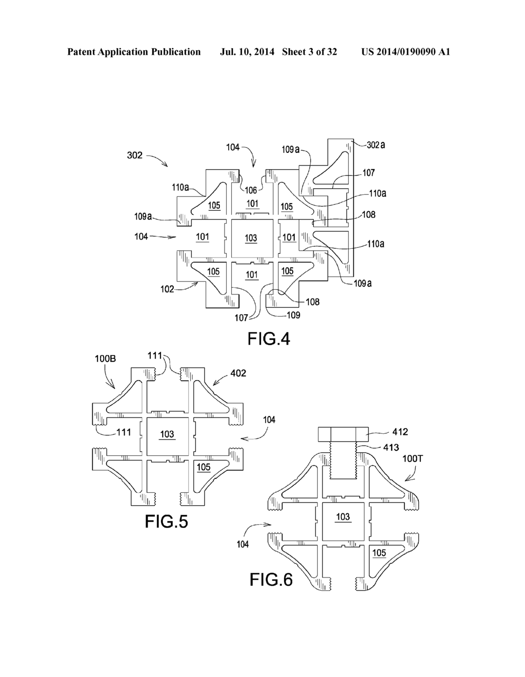 Interlocking Shape for Use in Construction Members - diagram, schematic, and image 04