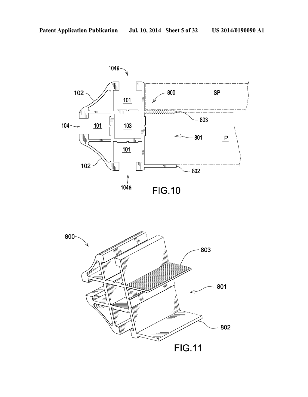 Interlocking Shape for Use in Construction Members - diagram, schematic, and image 06