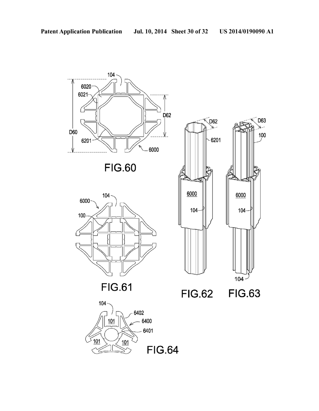 Interlocking Shape for Use in Construction Members - diagram, schematic, and image 31