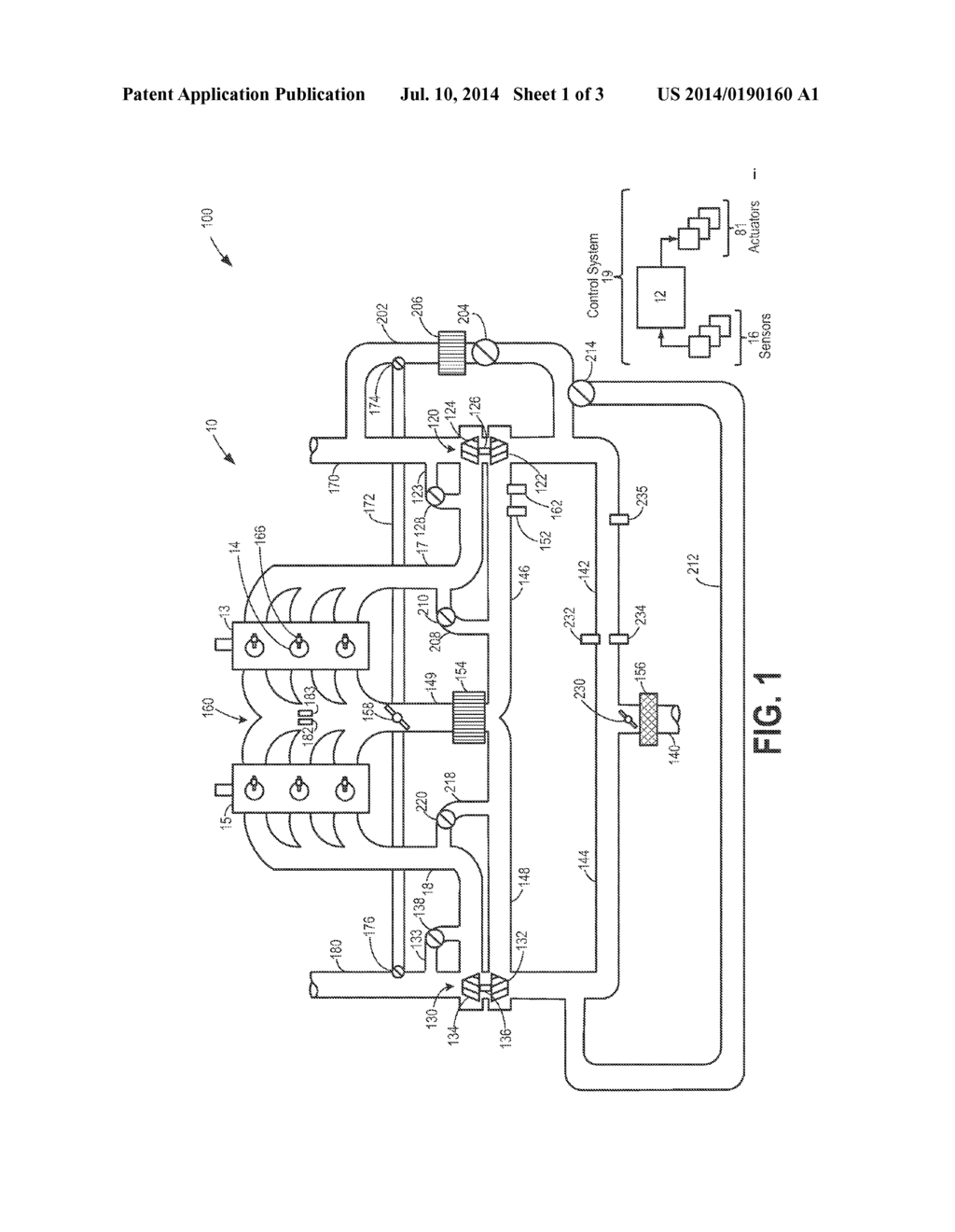 METHOD AND SYSTEM FOR EXHAUST GAS RECIRCULATION - diagram, schematic, and image 02